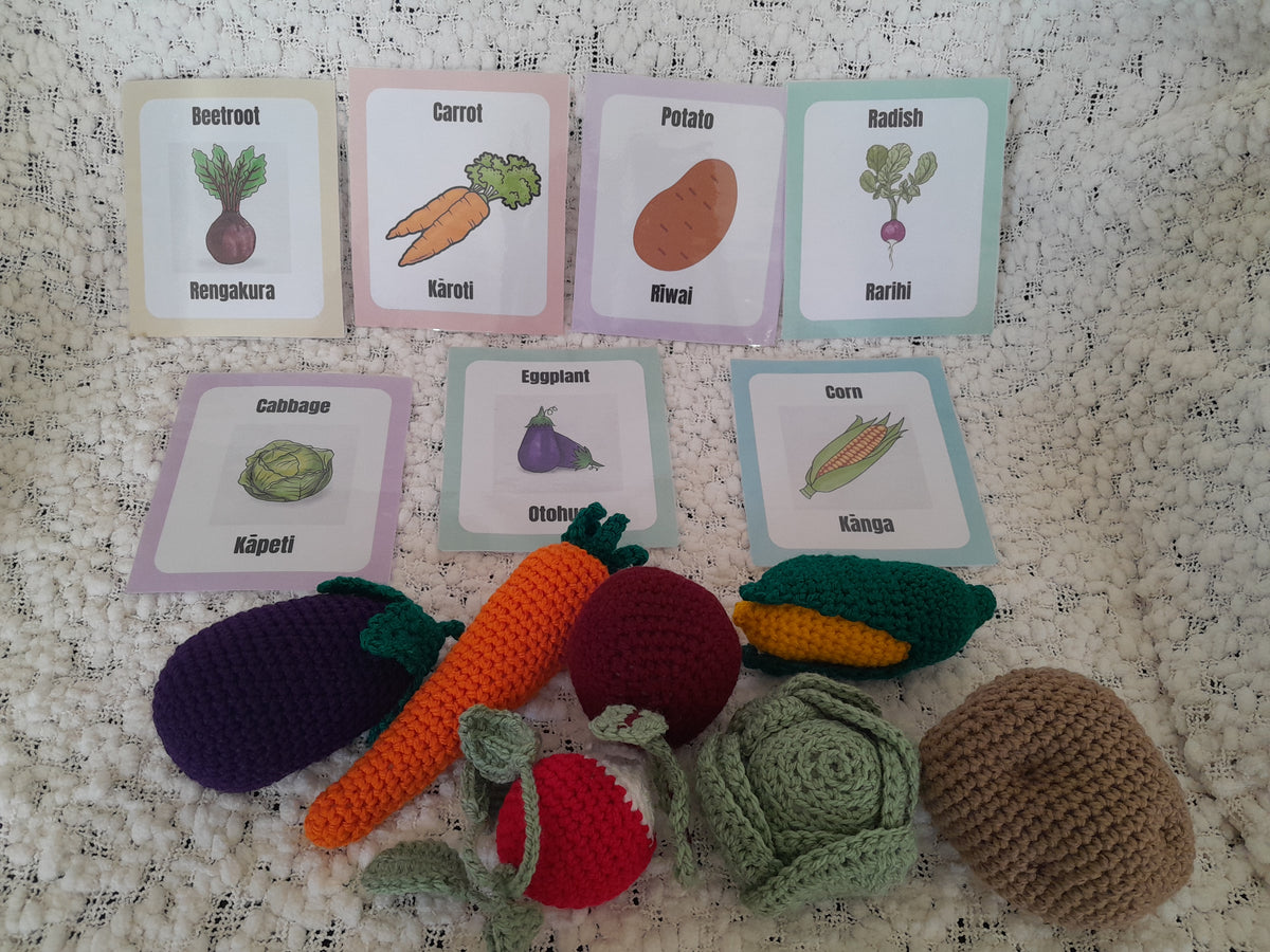 Te Reo Māori- Veggies matching game