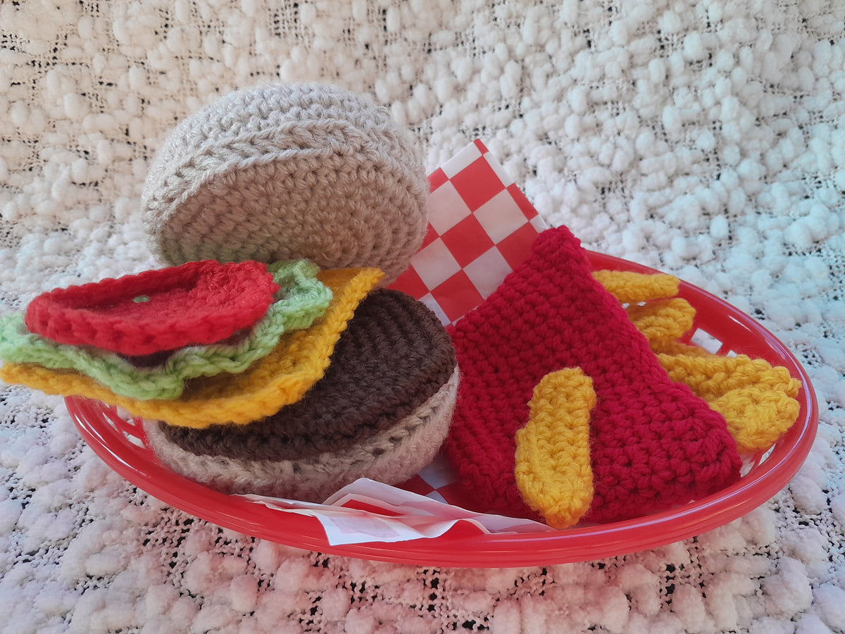 Burger & chips